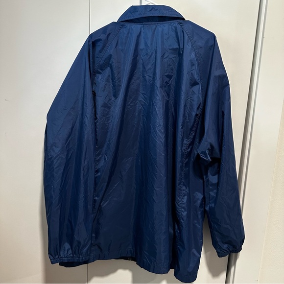 VINTAGE 90s Nike Windbreaker Jacket - XL Blue/Black - Picture 4 of 5